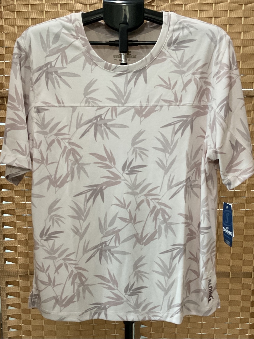Spalding Lilac Ash Bamboo Short Sleeve Tee